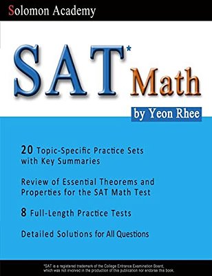 Sat Math: Solomon Academy's Sat Math Book-..