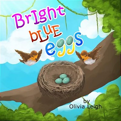 Bright Blue Eggs-..