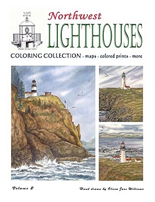 Northwest Lighthouse Coloring Collection - Vol. 2-..