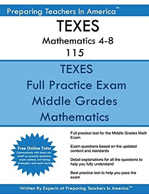 Texes Mathematics 4-8 115: Texes 115 Math Exam-..