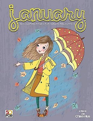 January 50 Coloring Pages For Adults Relaxation-..