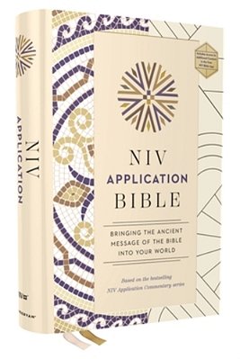 Niv Application Bible, Hardcover, Multi-Cream, Red Letter, Comfort Print: Bringing The Ancient Message Of The Bible Into Your World-..