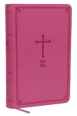 Nkjv, Deluxe Gift Bible, Imitation Leather, Pink, Red Letter Edition-..