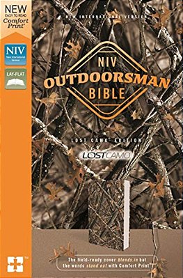 Niv, Outdoorsman Bible, Lost Camo Edition, Leathersoft, Red Letter Edition, Comfort Print: The Field-Ready Cover Blends In But The Words Stand Out Wit-..