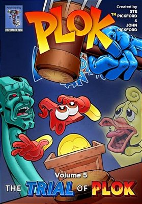 Plok The Exploding Man: Volume 5: The Trial Of Plok-..