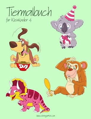 Tiermalbuch Für Kleinkinder 4-..