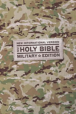 Niv, Holy Bible, Military Edition, Compact, Paperback, Military Camo, Comfort Print-..