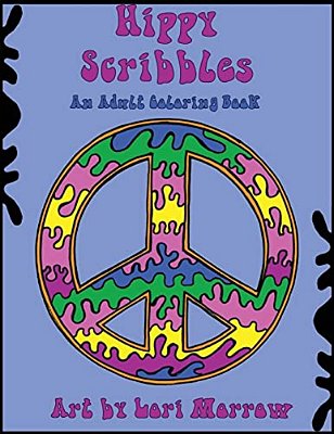 Hippy Scribbles: An Adult Coloring Book-..