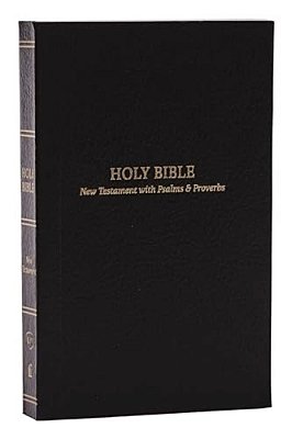 Kjv Holy Bible: Pocket New Testament With Psalms And Proverbs, Black Softcover, Red Letter, Comfort Print: King James Version-..