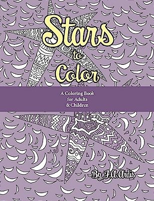 Stars To Color: A Coloring Book For Adults & Children-..