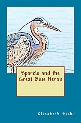 Sparkle And The Great Blue Heron-..