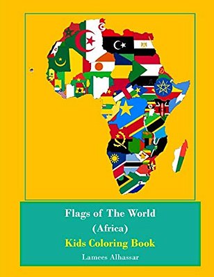 Flags Of The World (Africa) Kids Coloring Book-..