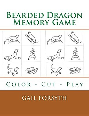 Bearded Dragon Memory Game: Color - Cut - Play-..