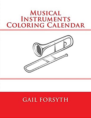Musical Instruments Coloring Calendar-..
