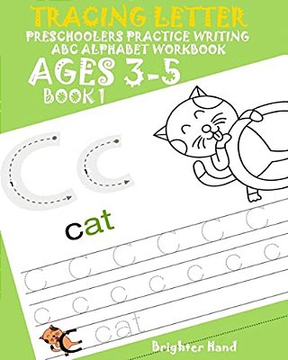 Tracing Letter Preschoolers Practice Writing Abc Alphabet Workbook*kids Ages 3-5-..