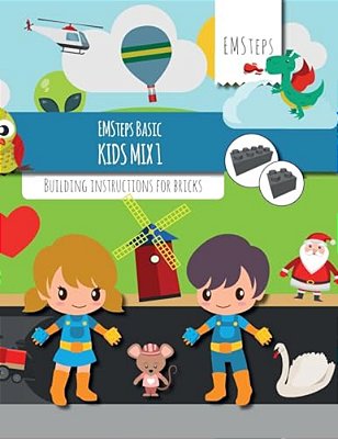 Emsteps Basic Kids MIX 1: Building Instructions For Bricks-..
