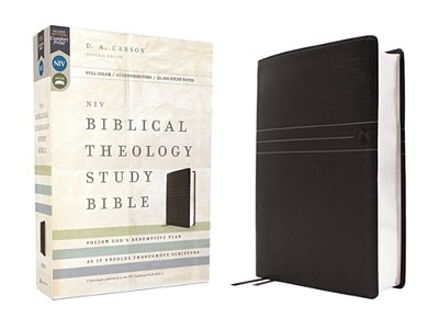 Niv, Biblical Theology Study Bible (Trace The Themes Of Scripture), Leathersoft, Black, Comfort Print: Follow God's Redemptive Plan As It Unfolds Thro-..
