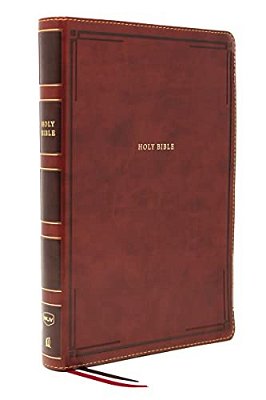 Nkjv, Thinline Bible, Giant Print, Leathersoft, Brown, Red Letter Edition, Comfort Print: Holy Bible, New King James Version-..