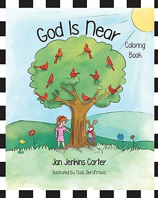 God Is Near Coloring Book-..