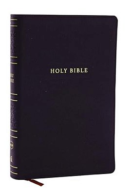 Nkjv Personal Size Large Print Bible With 43,000 Cross References, Black Leathersoft, Red Letter, Comfort Print-..