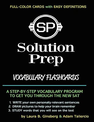 Solution Prep Vocabulary Flashcards: For The Sat & Act!-..