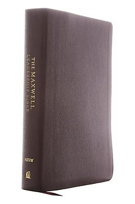 Niv, Maxwell Leadership Bible, 3RD Edition, Premium Bonded Leather, Burgundy, Comfort Print-..