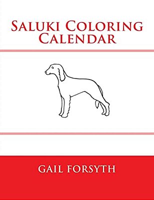 Saluki Coloring Calendar-..