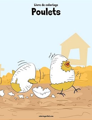 Livre De Coloriage Poulets 3-..