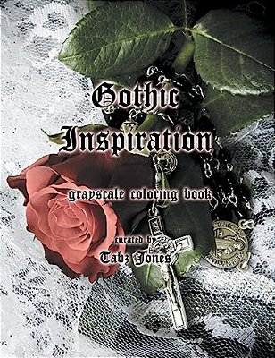 Gothic Inspiration Grayscale Coloring Book-..