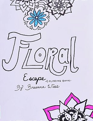 Floral Escape Coloring Book-..
