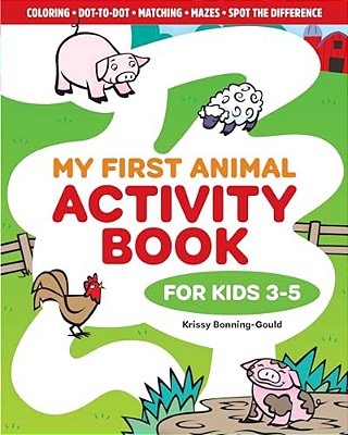 My First Animal Activity Book: For Kids 3-5-..