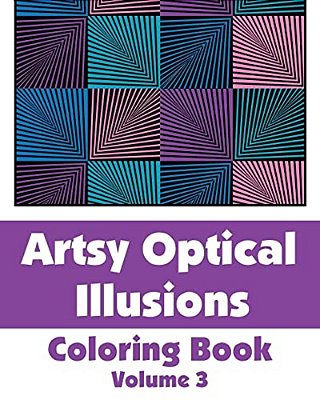 Artsy Optical Illusions Coloring Book-..