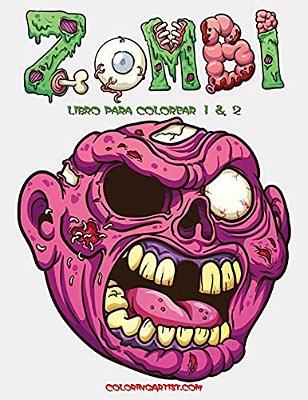 Zombi Libro Para Colorear 1 & 2-..