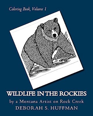 Wildlife In The Rockies: Coloring Book-..