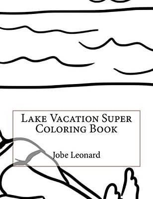 Lake Vacation Super Coloring Book-..