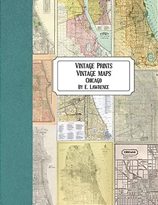 Vintage Prints: Vintage Maps: Chicago-..