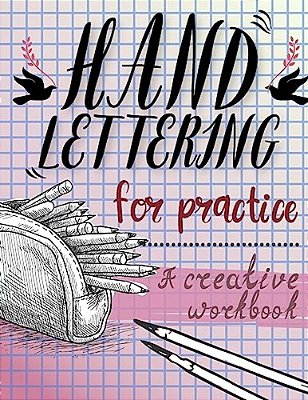 Hand Lettering For Practice Sheet, A Creative Workbook: Purple Color Tone Worksheet To Practice Hand Lettering,8.5 X 11 Inch,160 Page-..