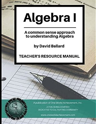 Algebra I - Teacher's Resource Manual-..