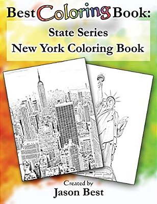 Best Coloring Book: State Series - New York Coloring Book-..