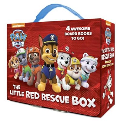 The Little Red Rescue Box (Paw Patrol): 4 Board Books-..