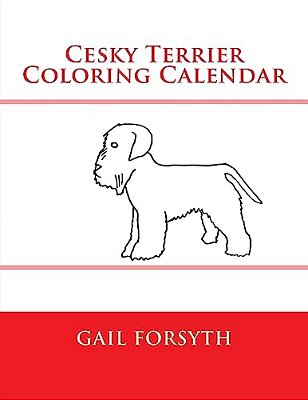 Cesky Terrier Coloring Calendar-..