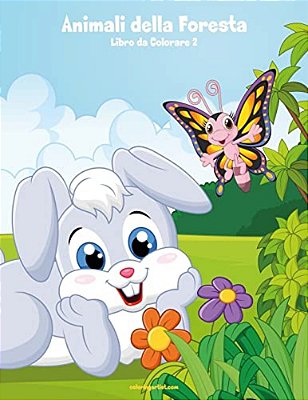 Animali Della Foresta Libro Da Colorare 2-..