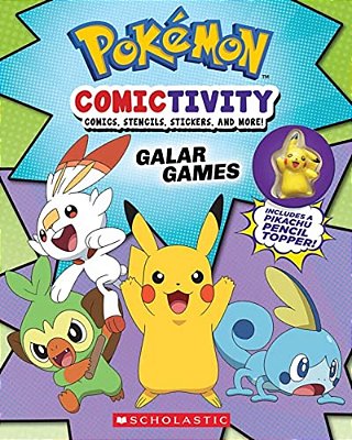 Pokémon Comictivity: Activity Book With Comics, Stencils, Stickers, And More! Galar Games-..