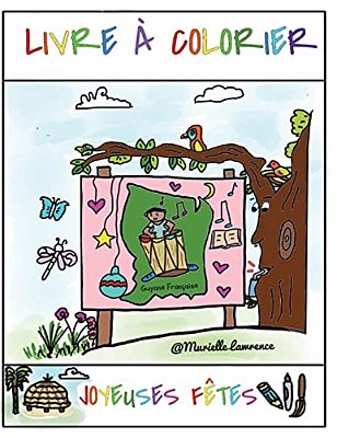 Livre À Colorier: Joyeuses Fêtes-..