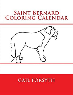 Saint Bernard Coloring Calendar-..