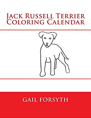 Jack Russell Terrier Coloring Calendar-..