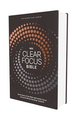 Niv, Clear Focus Bible, Hardcover, Charcoal/Copper: Read More Of The Bible With Better Focus-..