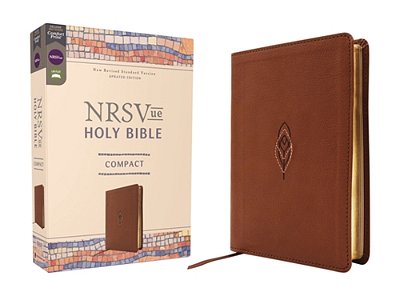 Nrsvue, Holy Bible, Compact, Leathersoft, Brown, Comfort Print-..