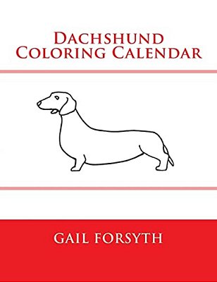 Dachshund Coloring Calendar-..