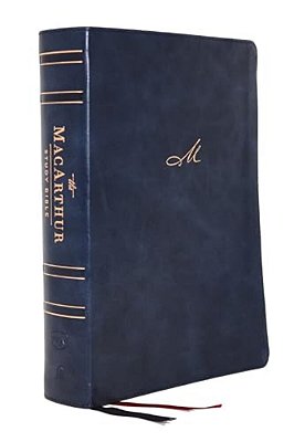 Nkjv, Macarthur Study Bible, 2ND Edition, Leathersoft, Blue, Comfort Print: Unleashing God's Truth One Verse At A Time-..